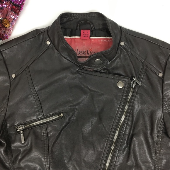 BERNARDO Brown Moto Jacket - Picture 2 of 8